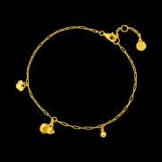 古法金鸢舞福萦葫芦手足链