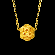 古法金鸢舞福萦花颈饰