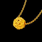 古法金鸢舞福萦花颈饰